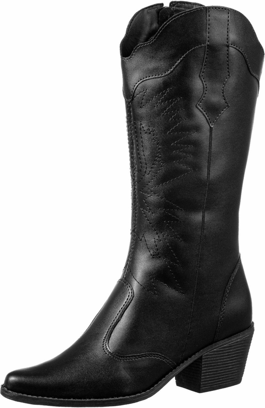 Bota Texana Country Gigil Cano Médio Bordada