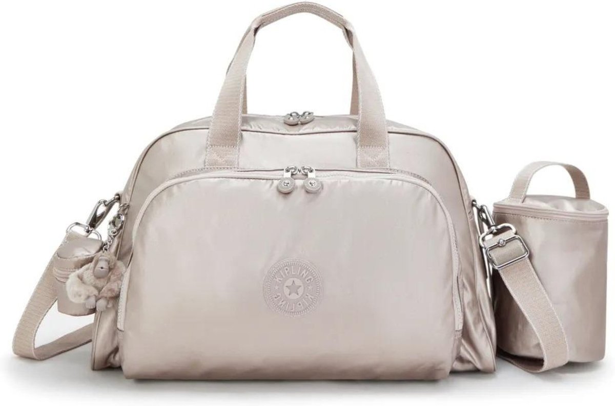 Imagem principal Bolsa Kipling Camama Metallic Glow bege metallic bege metallic