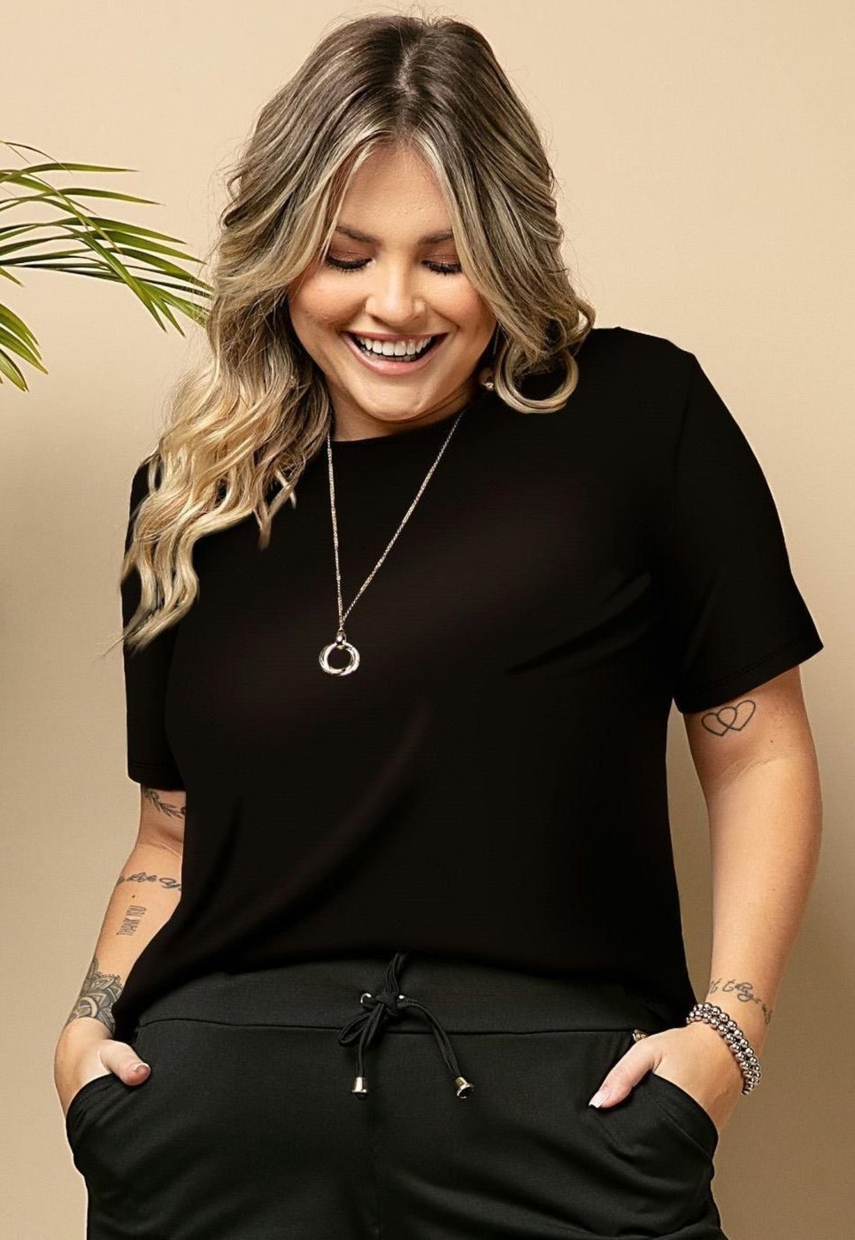 Imagem principal Blusa Com Mangas Curtas Quintess azul Quintess azul