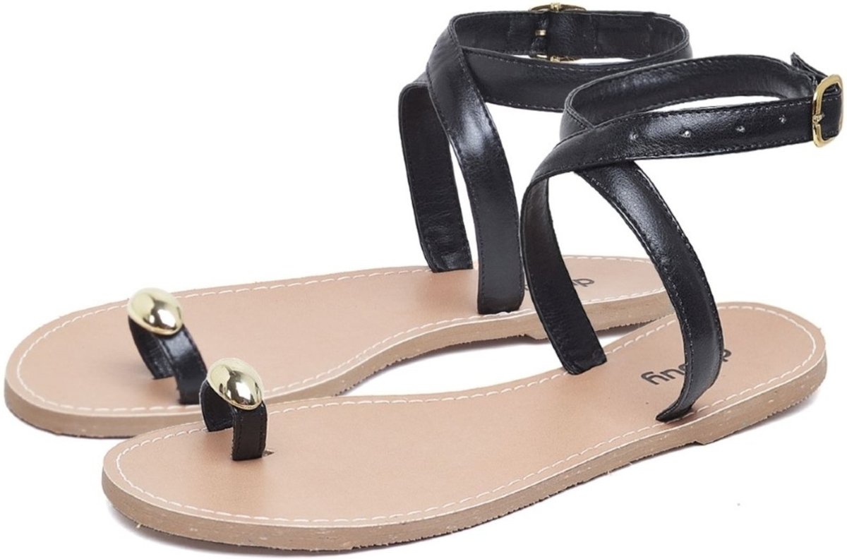 Imagem principal Sandália Rasteira Feminina DUBUY 2034FG preto DUBUY preto