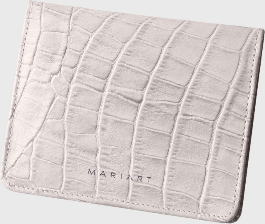 Imagem principal Carteira de Couro Mariart 649MRT Croco Off White off-white white Mariart off-white white