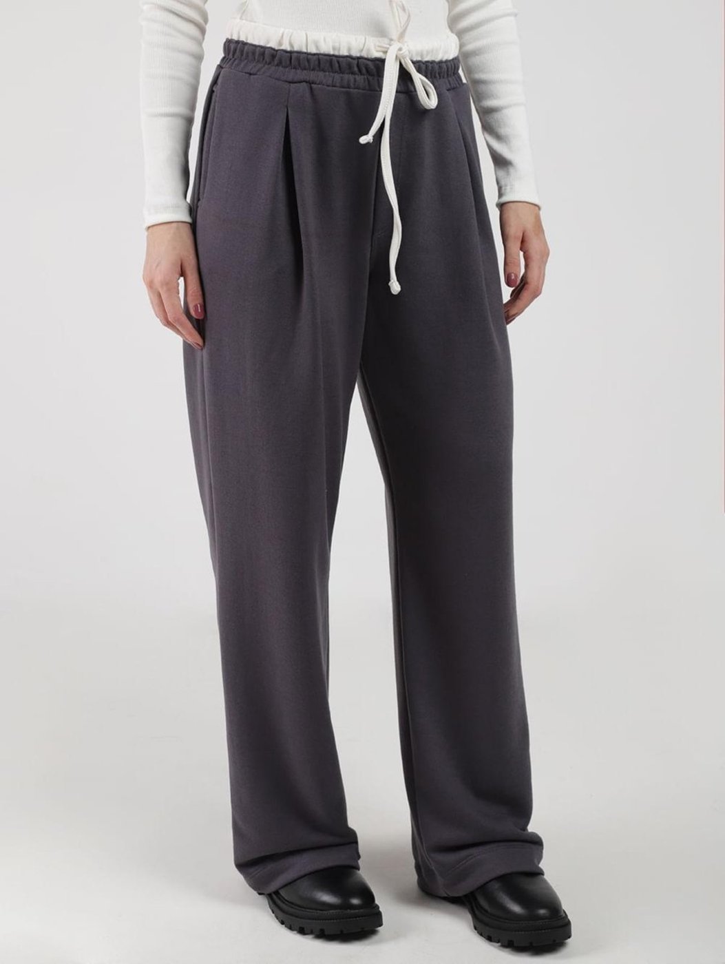 Calça Moletom Wide Leg Autentique Feminina