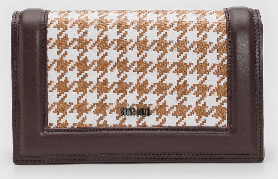 Bolsa Pequena Feminina Santa Lolla Pied De Poule