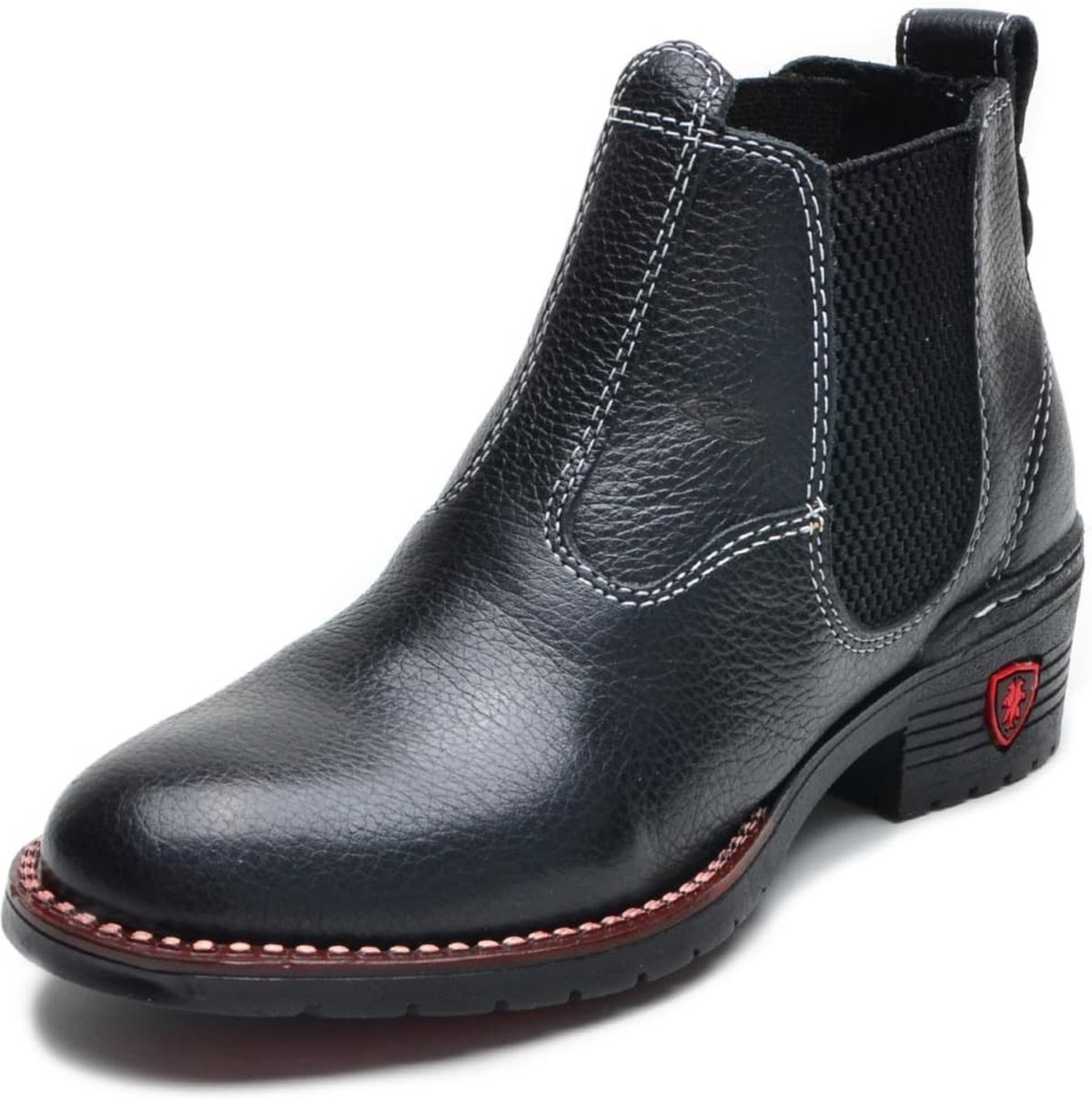 Imagem principal Infantil - Botina de Couro Clube do Sapato de Franca DFT Cowboy Preta preto Clube do Sapato de Franca preto