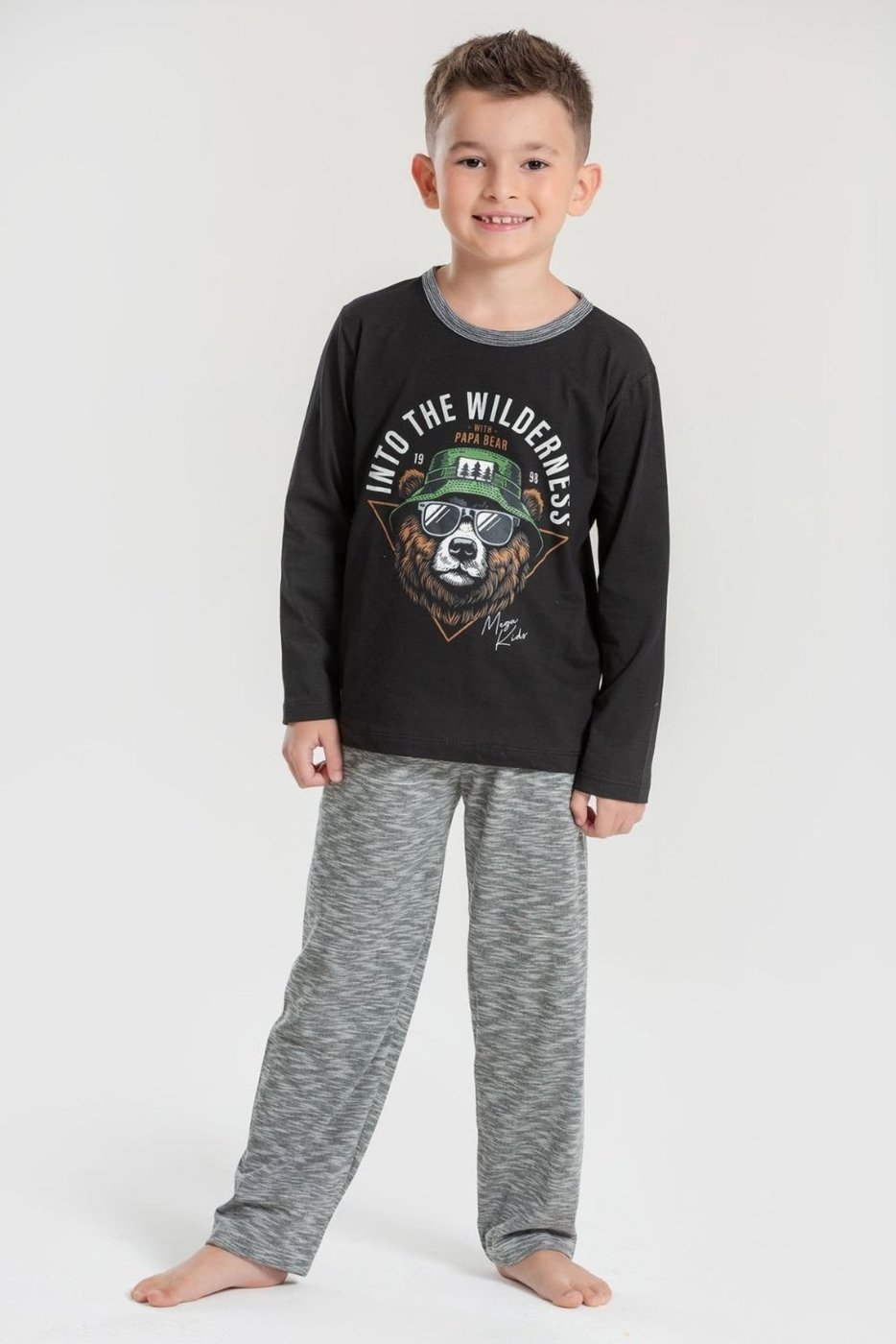 Imagem principal Pijama Manga Longa Masculino Into the wilderness - Preto Mega Kids unico Mega Kids unico