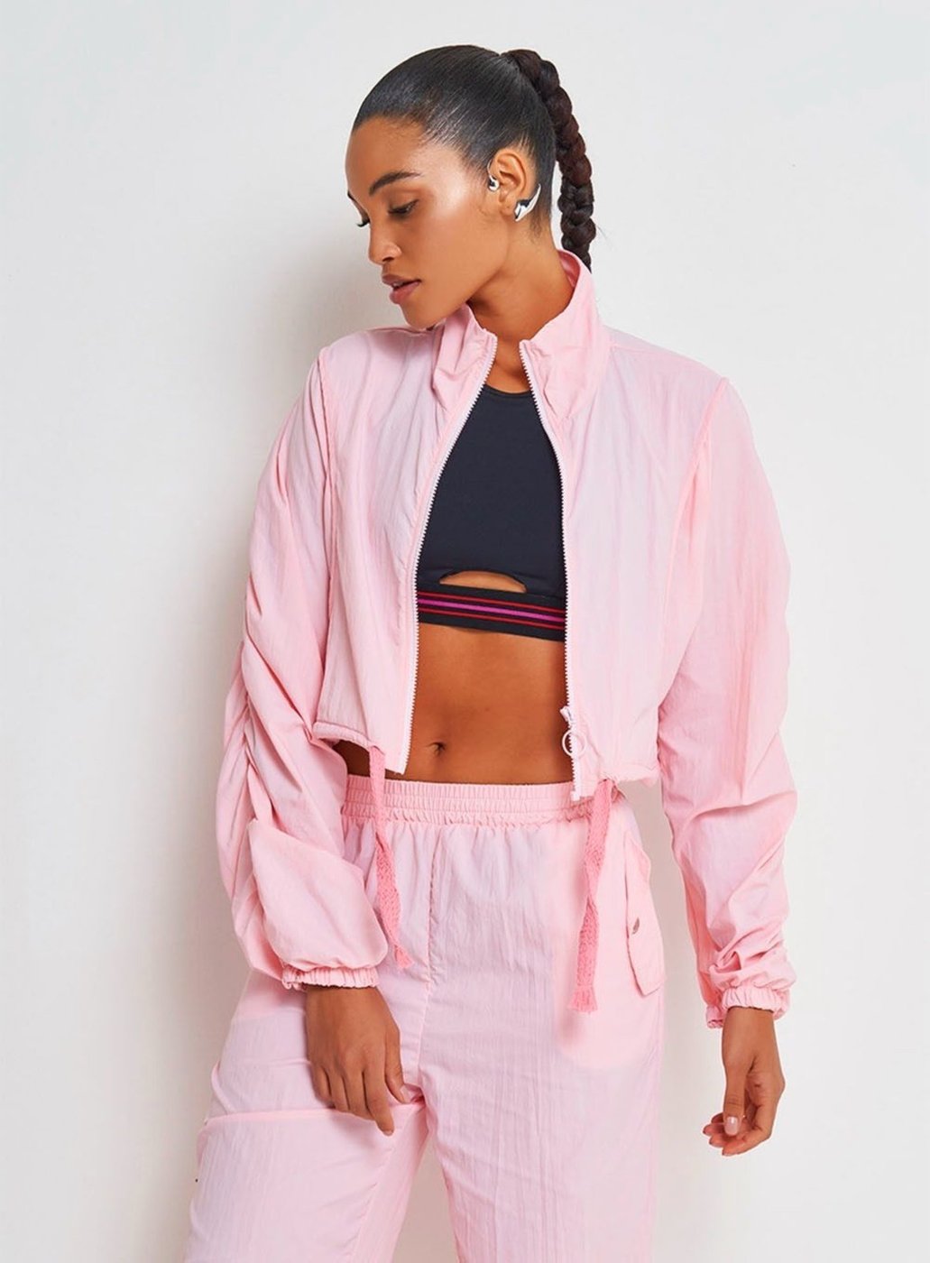 Jaqueta Nylon Cropped Sport Studio Colcci