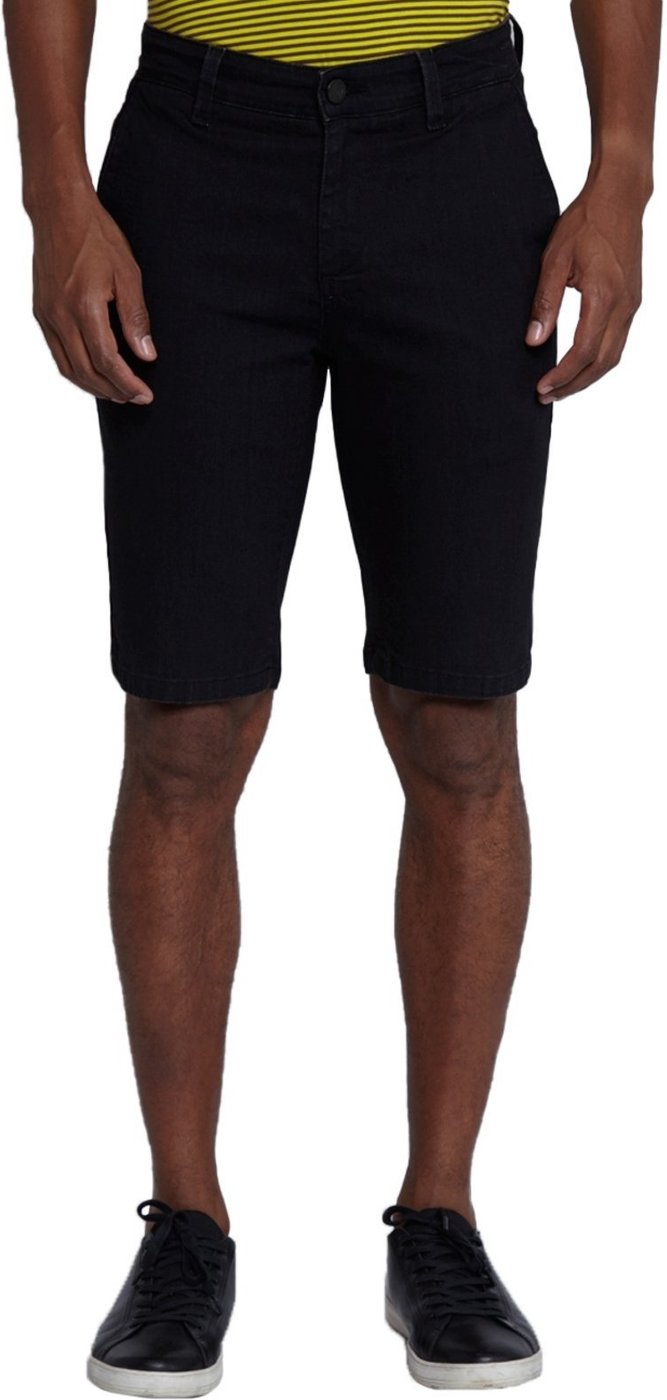 Imagem principal Bermuda Dudalina Jeans Masculina Stretch Bolso-Faca Black Preta preto black preto black