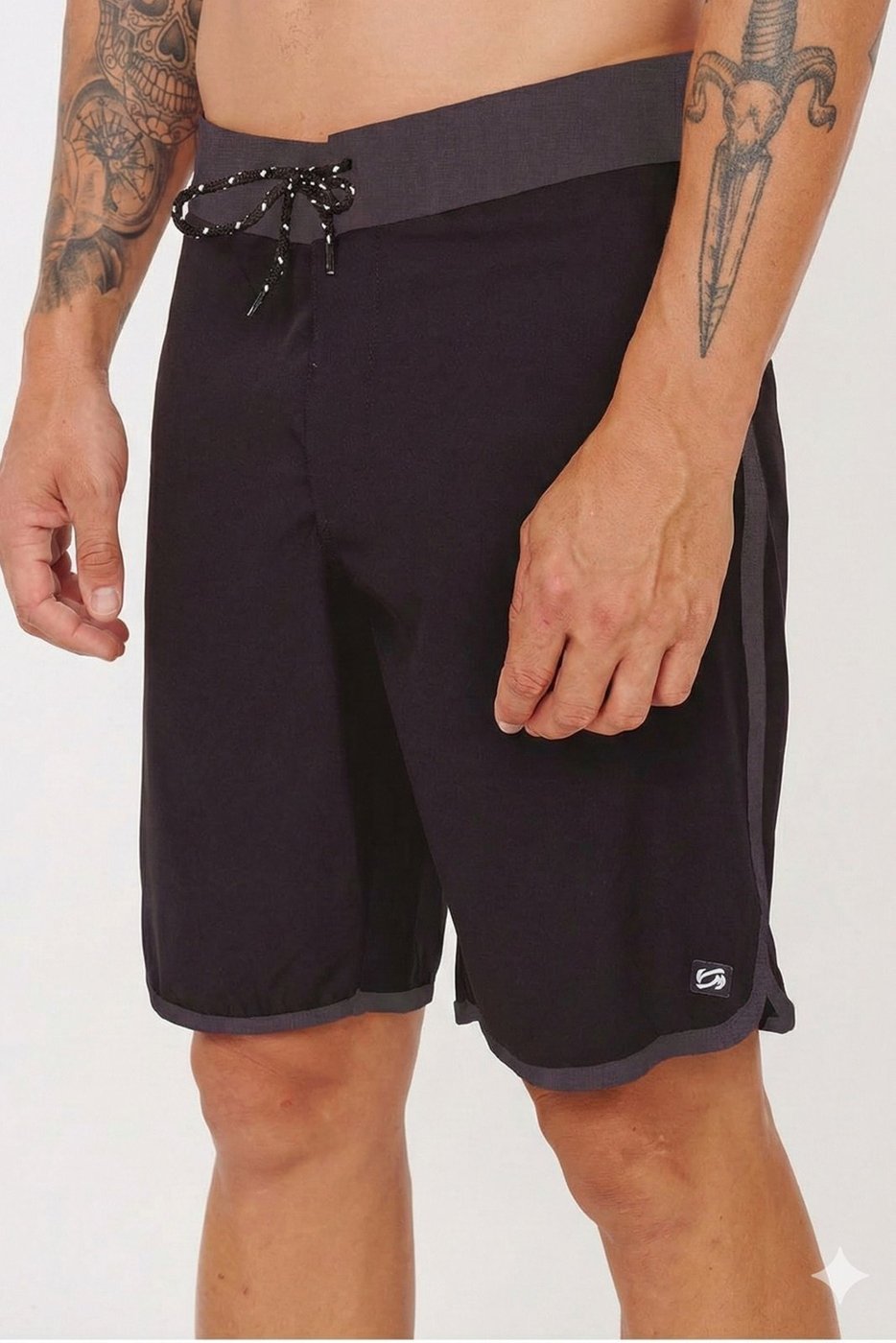 Boardshort Masculino Microfibra Vida Marinha Performance com Elastano