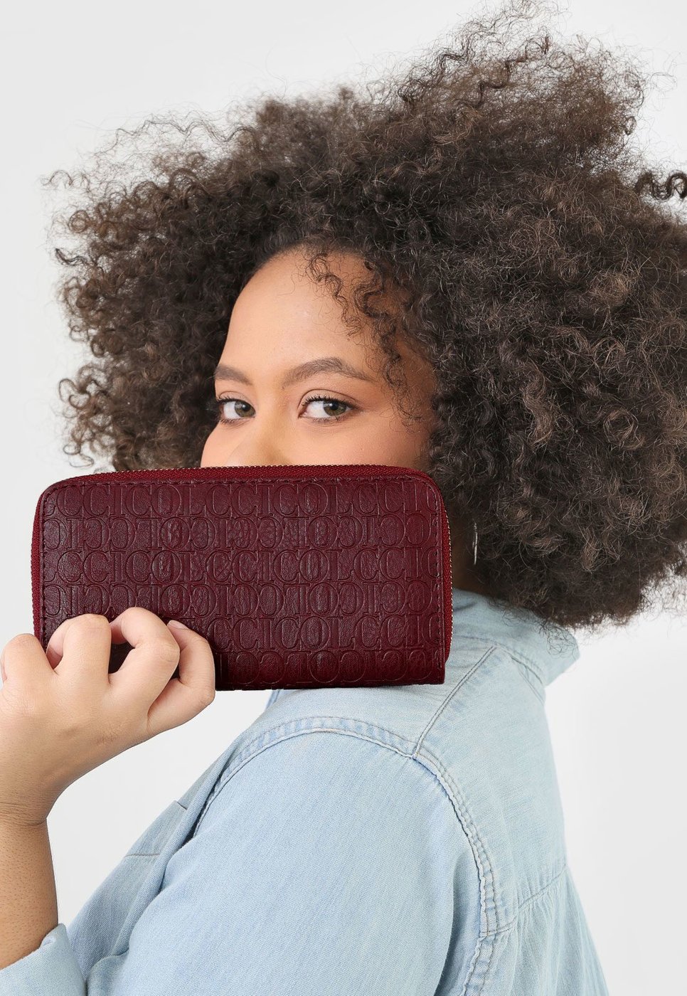 Imagem principal Carteira Colcci Monograma vinho Colcci vinho