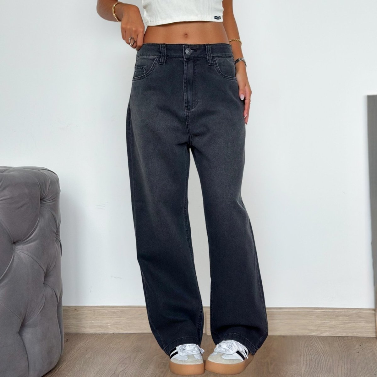 Calça Jeans Boyfriend Barra Normal Feminino Revanche Botuverá