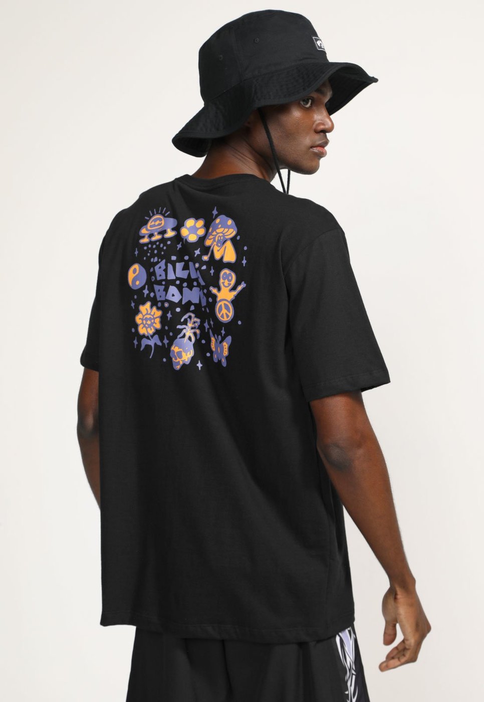 Camiseta Billabong Plants Dance Preta