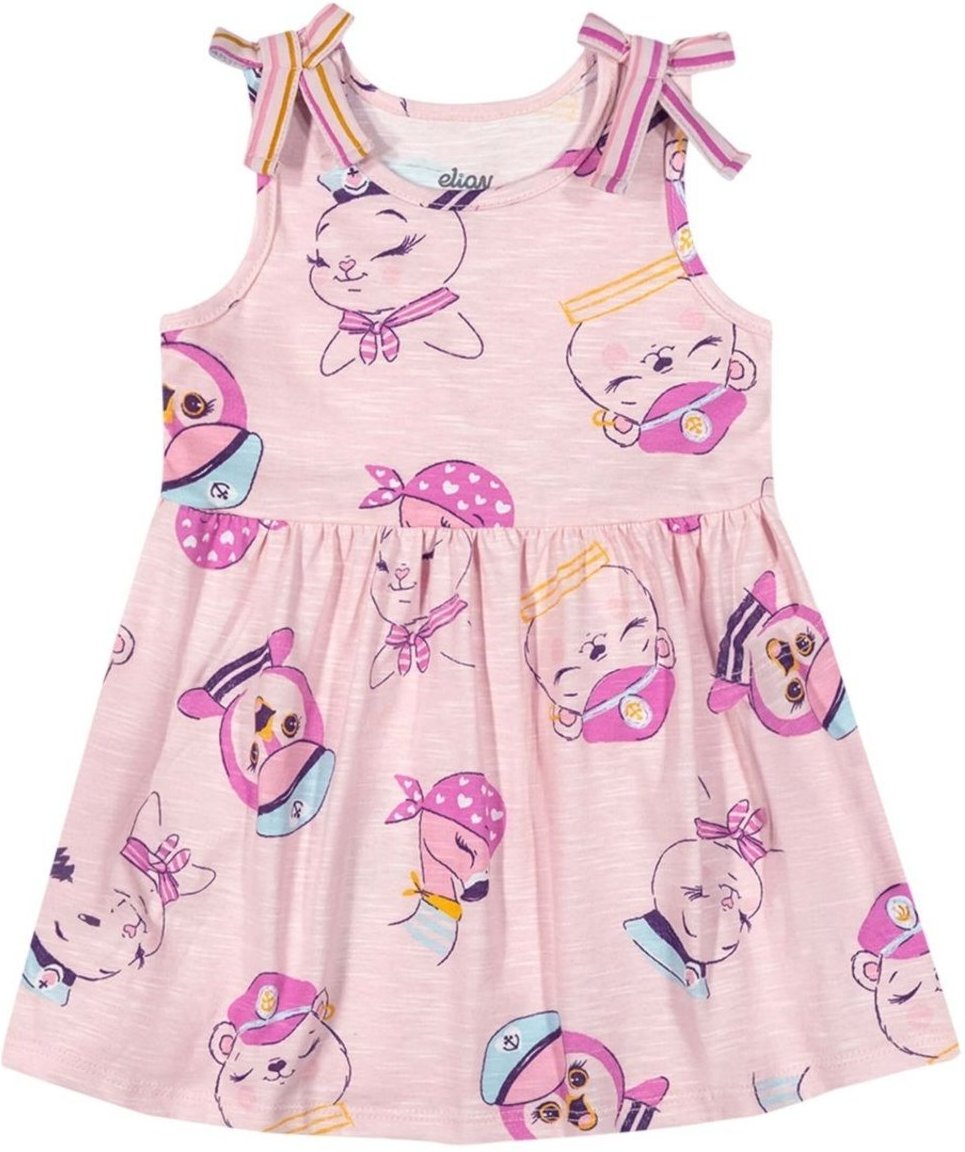 Imagem principal Infantil - Vestido Menina Flamê Com Laços Elian amarelo Elian amarelo