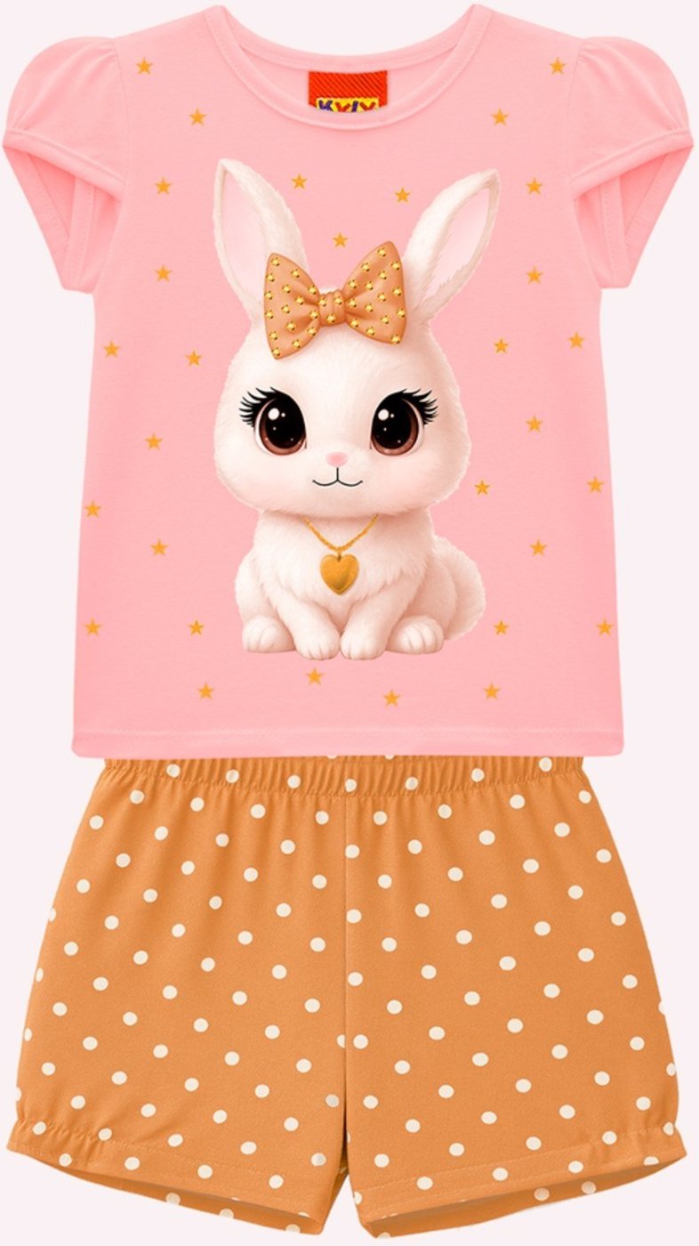 Imagem principal Infantil - Conjunto Menina Coelhinha Kyly rosa Kyly rosa
