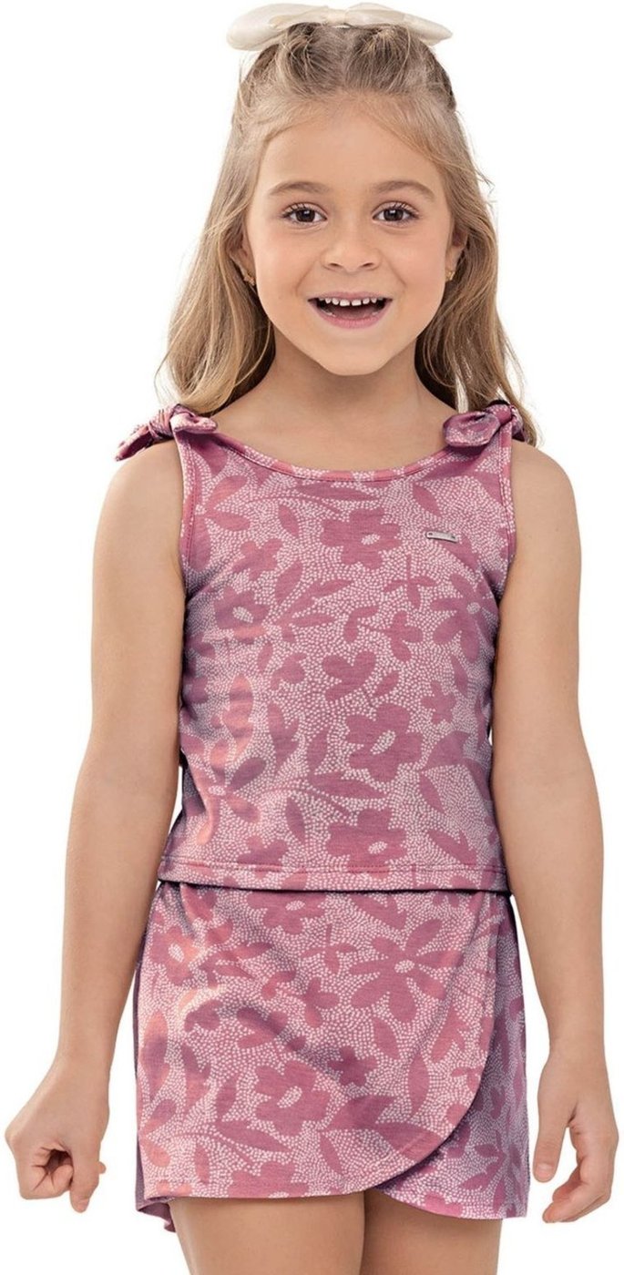 Imagem principal Infantil - Conjunto Menina Pontilhismo Floral Elian rosa Elian rosa