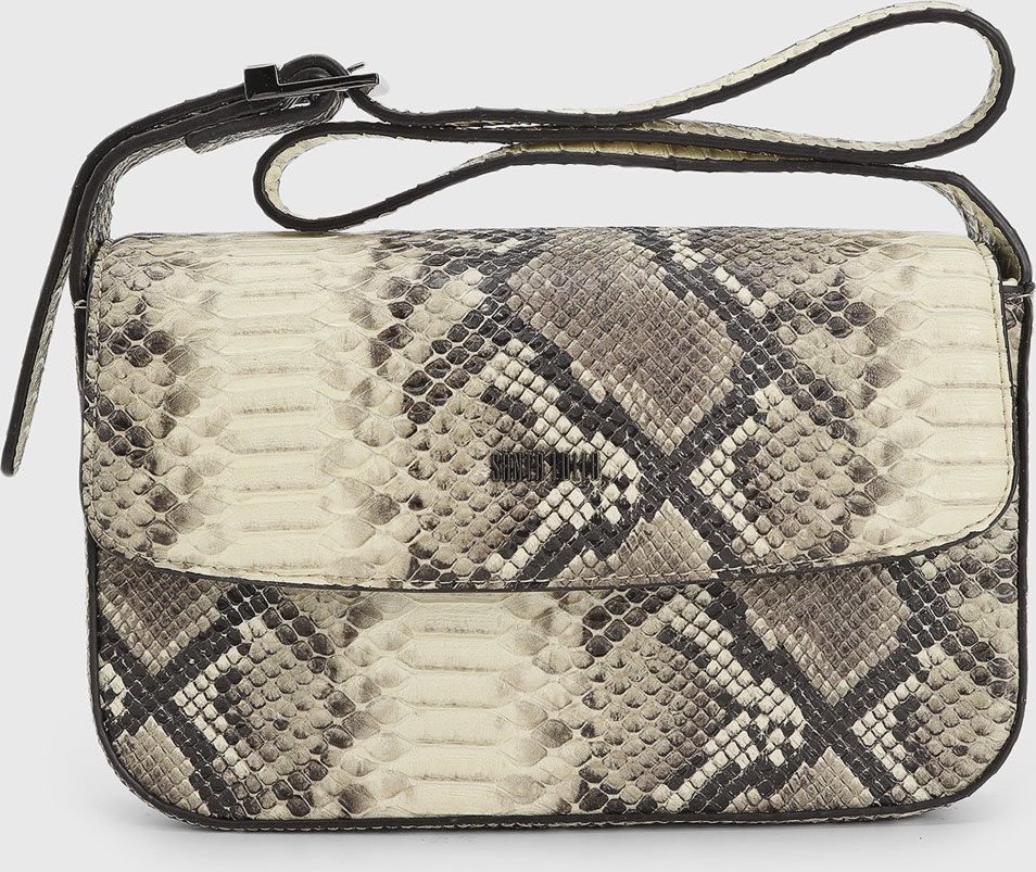 Bolsa Feminina Santa Lolla Animal Print e Preta