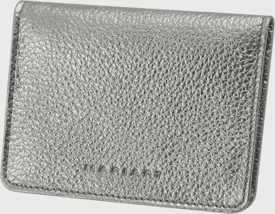 Imagem principal Carteira de Couro Mariart 674 Onix prata Mariart prata
