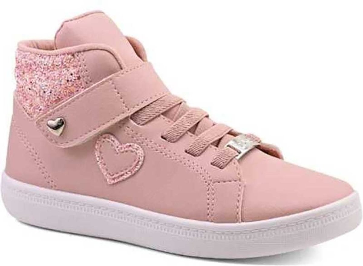 Infantil - Tênis Menina Izalu Botinha Casual Corações