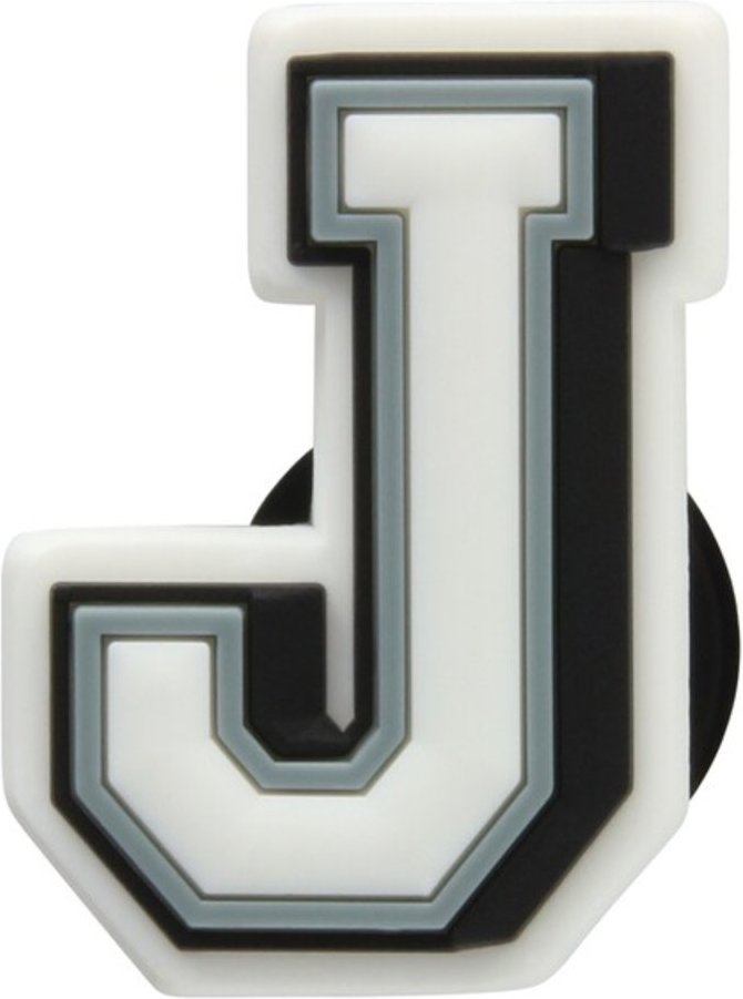 Imagem principal Infantil - Jibbitz Charm Letra J Unico Branco Crocs incolor Crocs incolor