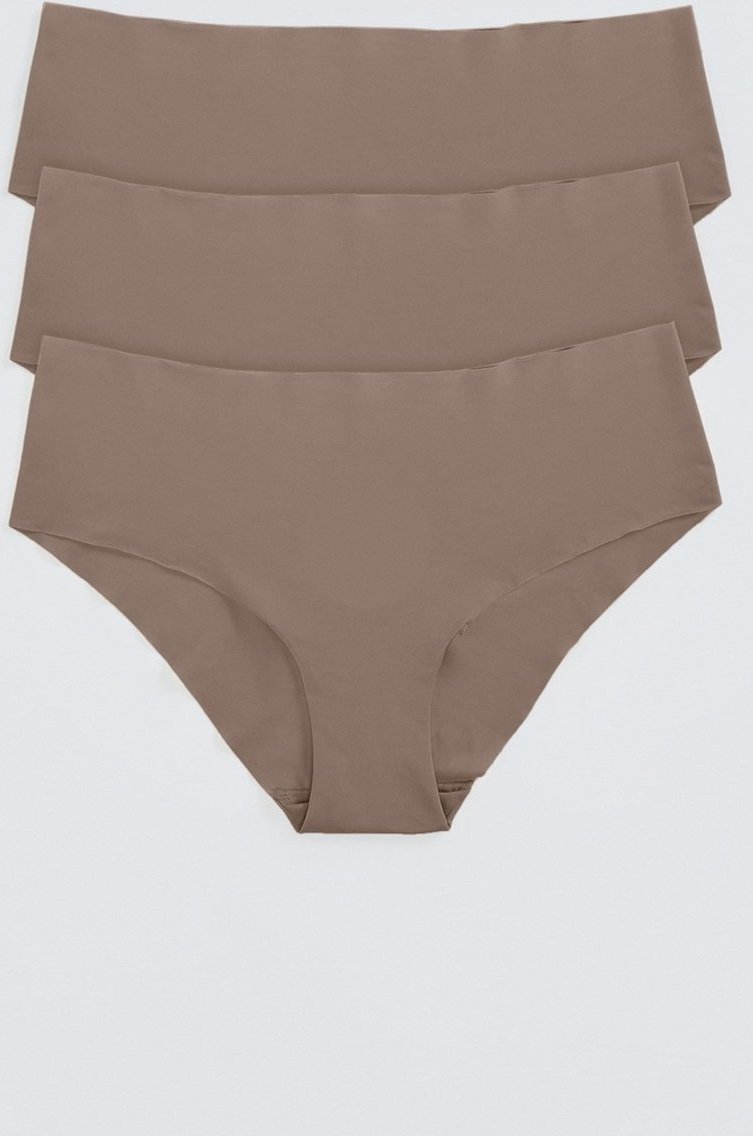 Imagem principal Kit 3 Calcinhas Caleçon Corte A Laser Hering HERING INTIMATES marrom HERING INTIMATES marrom