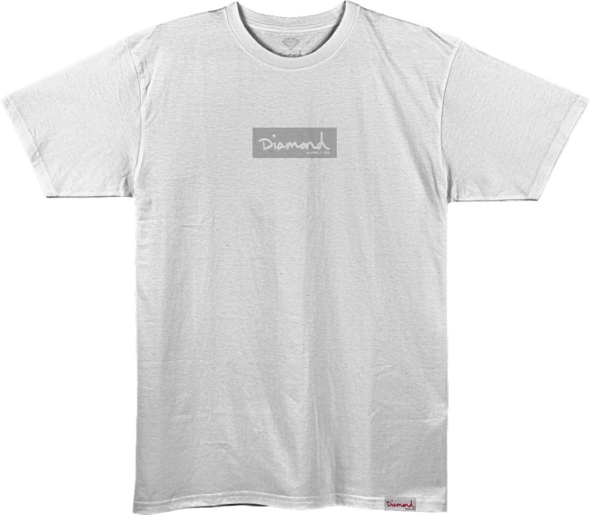 Imagem principal Camiseta Diamond Box Logo Tee - V26DIC03 - WHITE branco white Diamond branco white