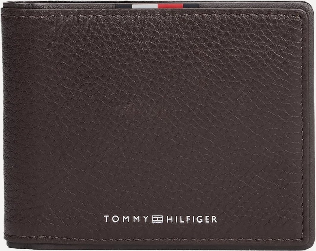 Imagem principal Carteira Tommy Hilfiger Couro Corporate Mini CC marrom Tommy Hilfiger marrom