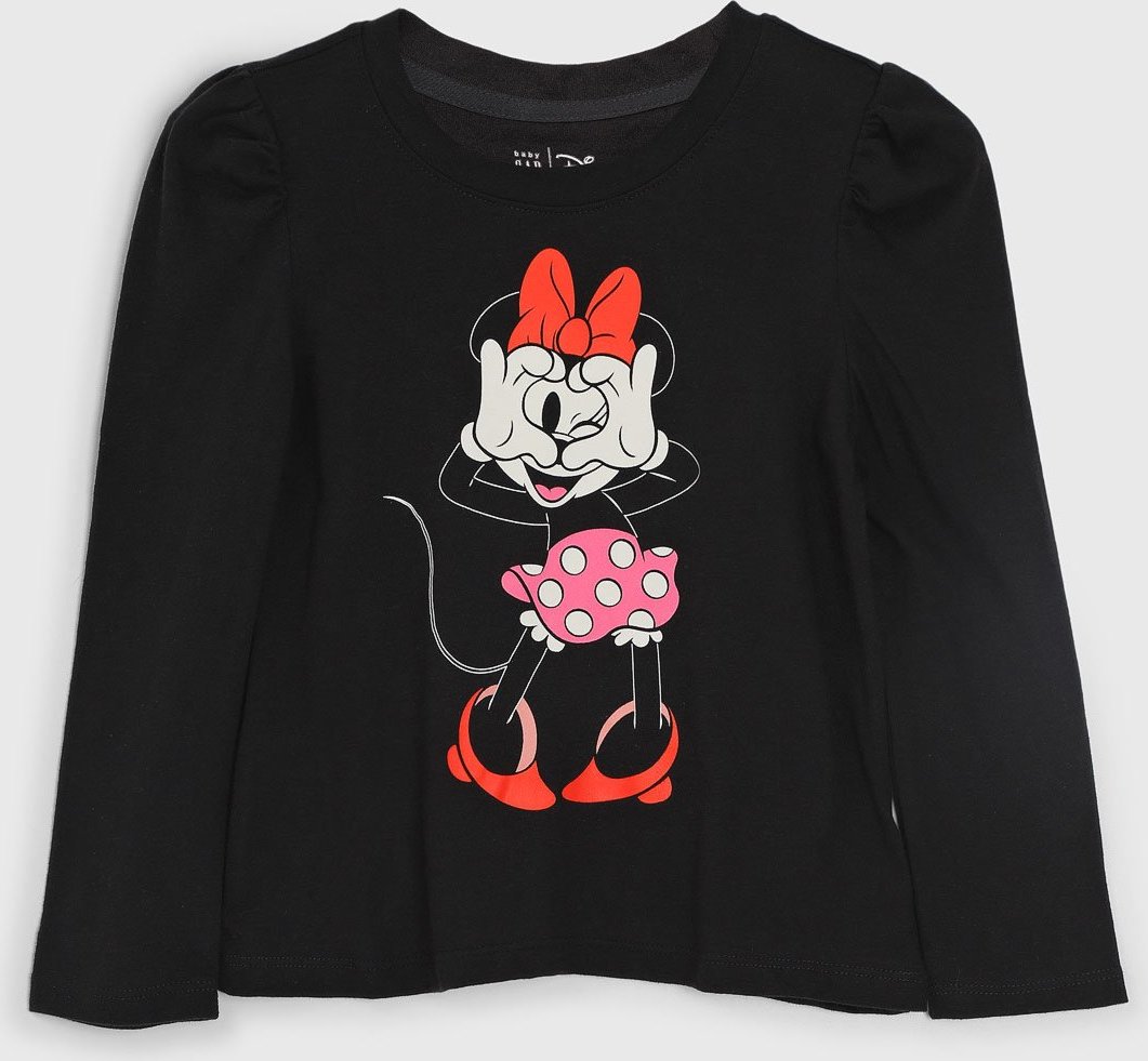 Imagem principal Camiseta GAP Minnie Mouse Manga Longa Preta preto GAP preto