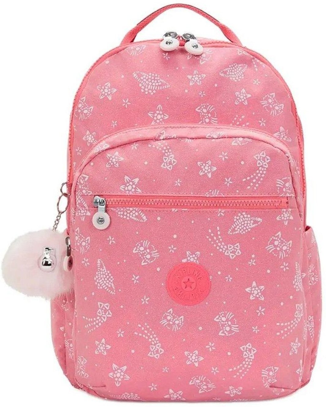 Imagem principal Mochila Kipling Seoul Lap Glitter Cats rosa Kipling rosa