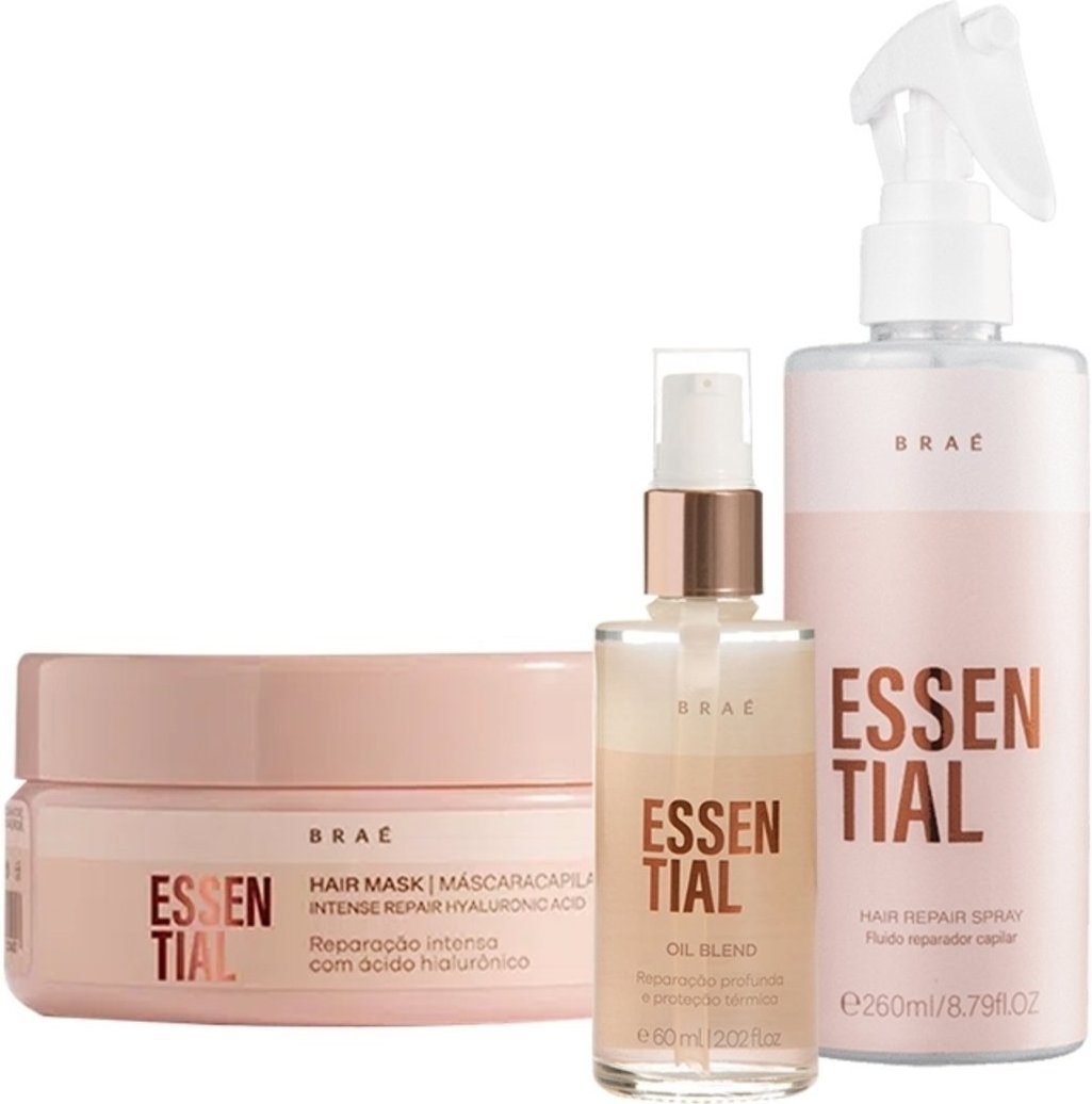 Kit Braé Essential Tratamento (3 produtos)