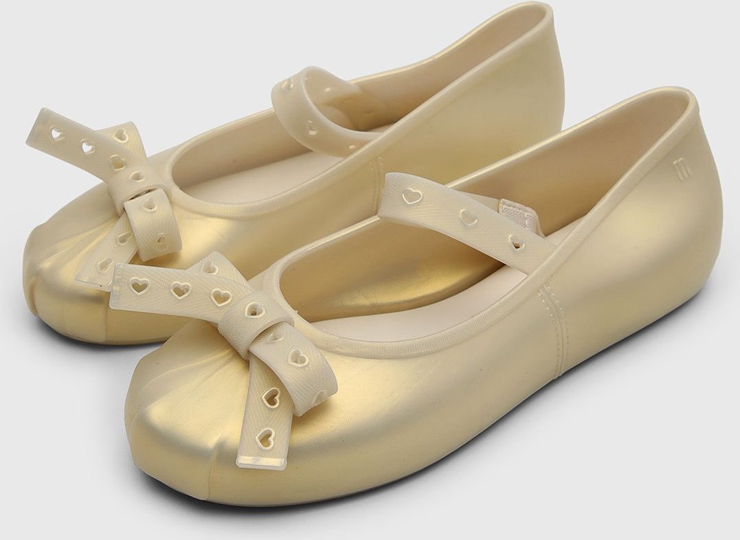 Infantil - Sapatilha Mini Melissa Sophie Crush Dourada