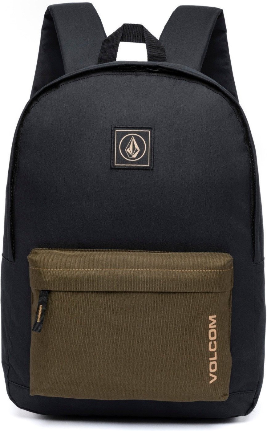 Imagem principal Mochila Volcom Bolsa Escolar Espaçosa Moderna Reforçada preto Volcom preto