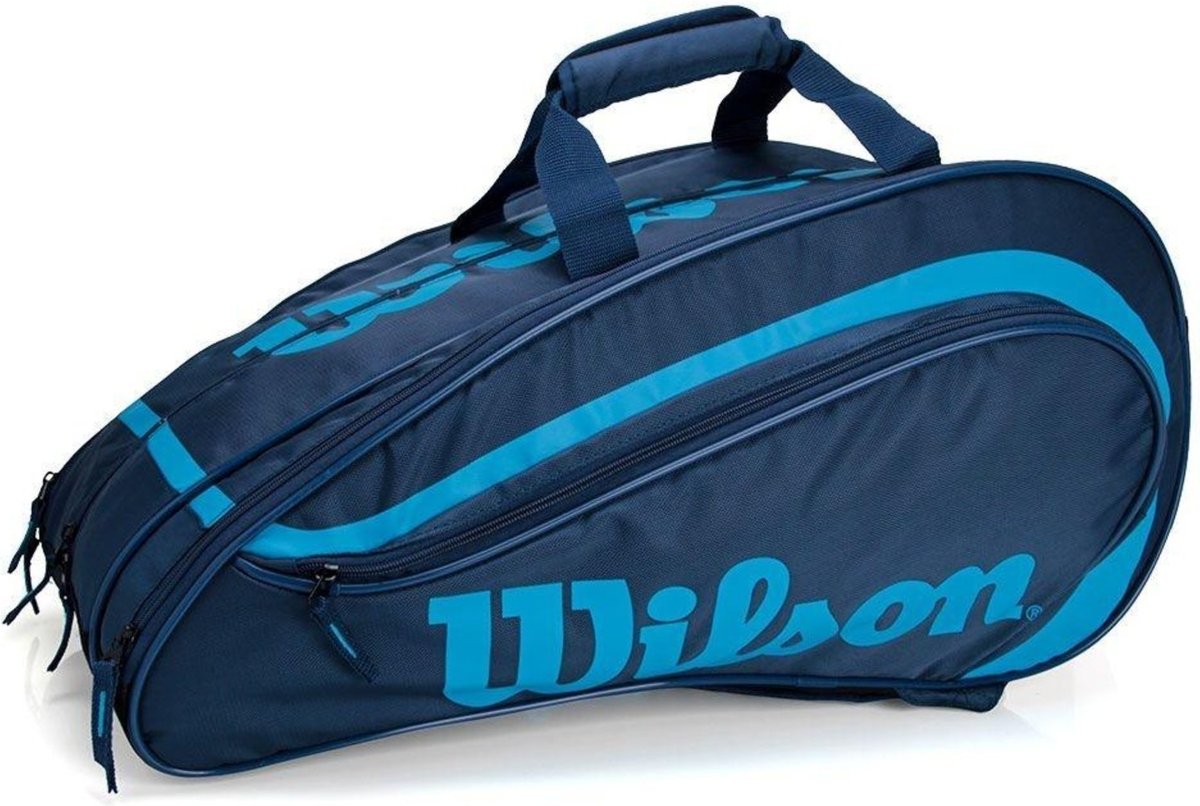 Imagem principal Raqueteira de Padel/Beach Tennis Wilson Rak Pak Azul Marinho preto azul Wilson preto azul