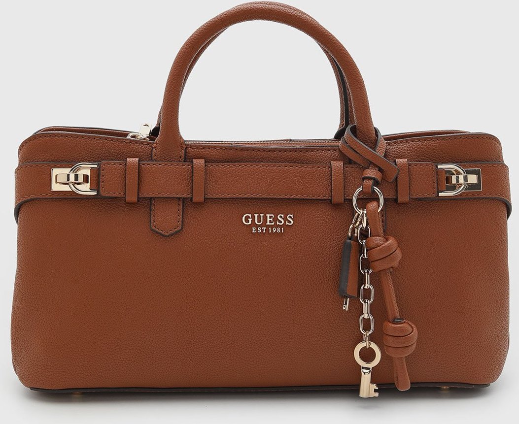 Imagem principal Bolsa Feminina Guess Grande Chaveiro Dourado caramelo caramelo