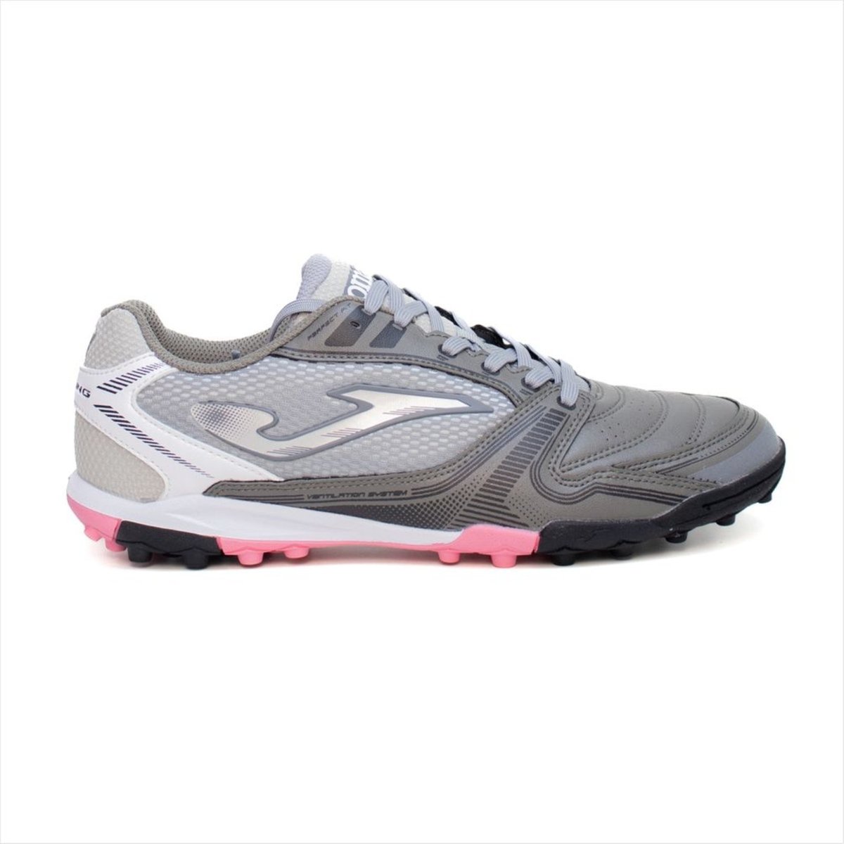 Chuteira Joma Dribling Society - Cinza/Rosa