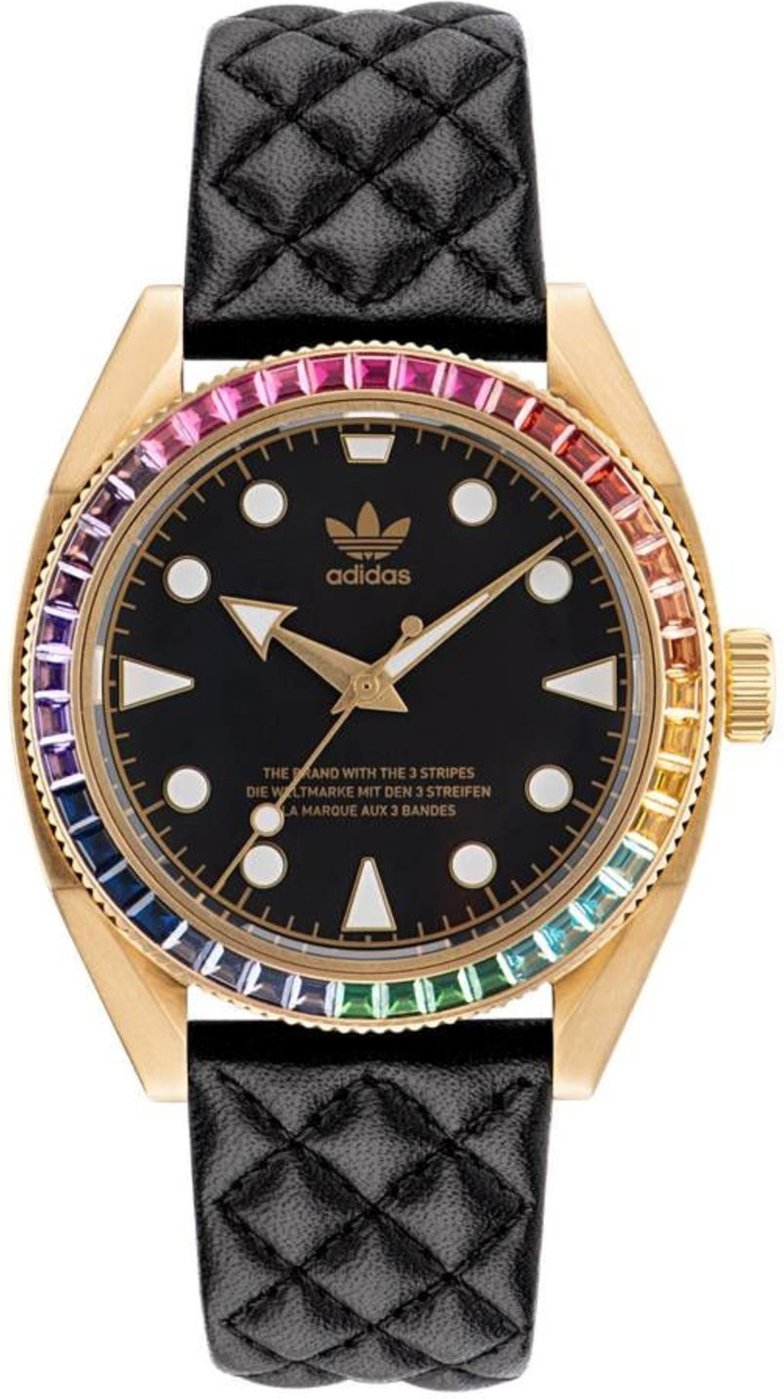 Imagem principal Relógio Adidas Unissex Analógico Dourado AOFH23002 preto Adidas preto