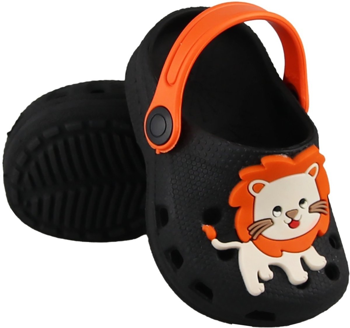 Imagem principal Infantil - Babuche kiath Menino Leão Macio Flexível Antiderrapante Masculino 19 ao preto Kiath preto