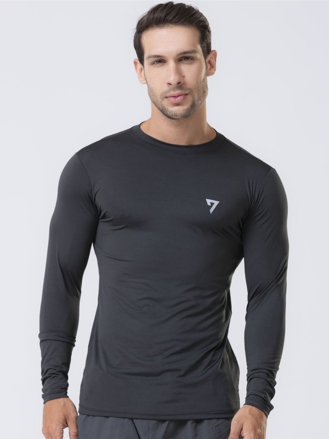 Imagem principal Camisa Termica Maculina Protecao Uv50 Seven Line Preta preto SEVEN LINE preto