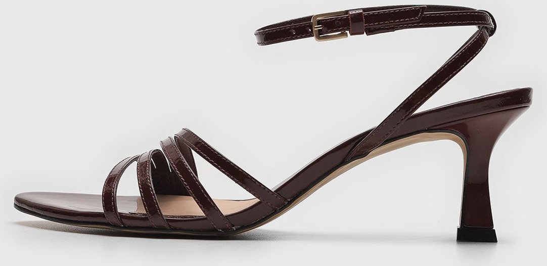 Sandália Capodarte Verniz Bordô