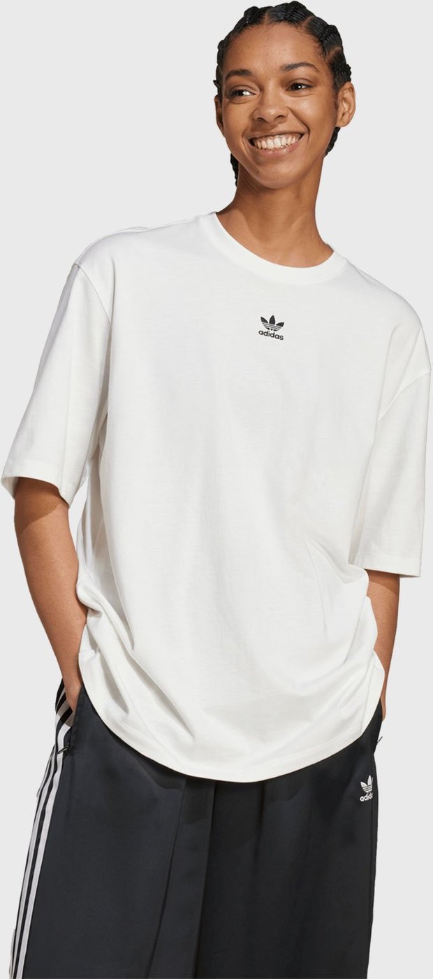 Camiseta Adidas Originals Essentials Boyfriend Off-White