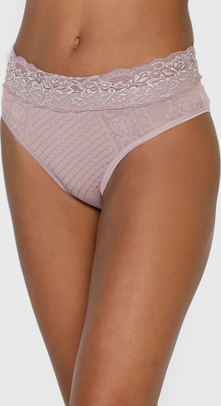 Imagem principal Calcinha Lupo Tanga Loba Renda bege Lupo bege