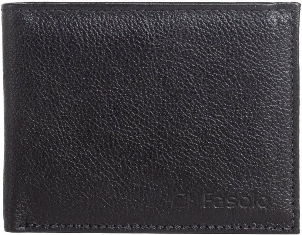 Imagem principal Carteira Masculina Fasolo em Couro Slim CNH preto Fasolo preto