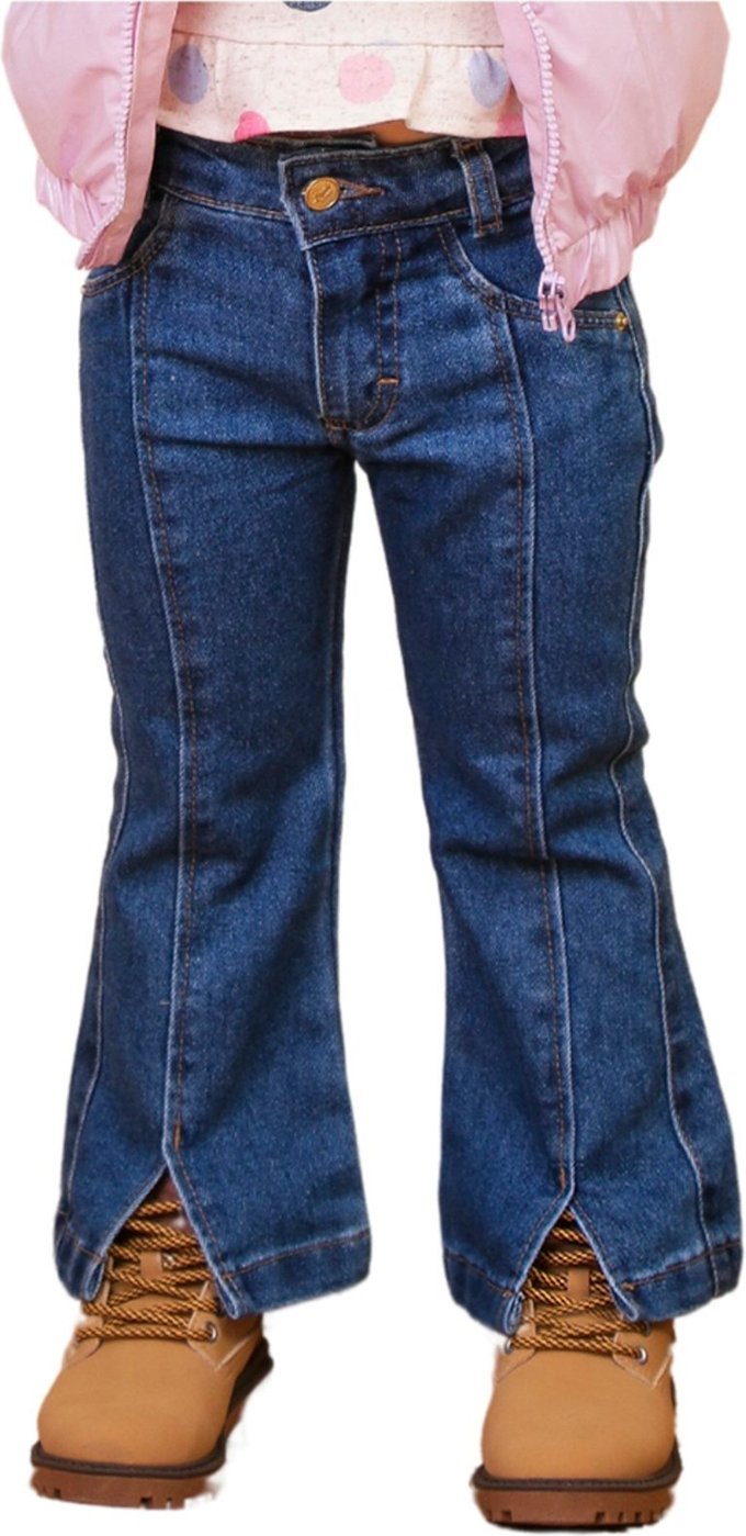 Imagem principal Infantil - Calça Look Jeans Flare Jeans azul Look Jeans azul