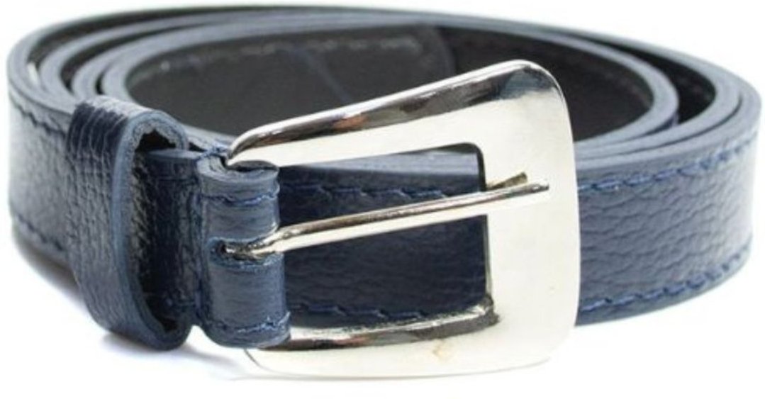 Cinto Feminino em Couro Fivela Prata 005