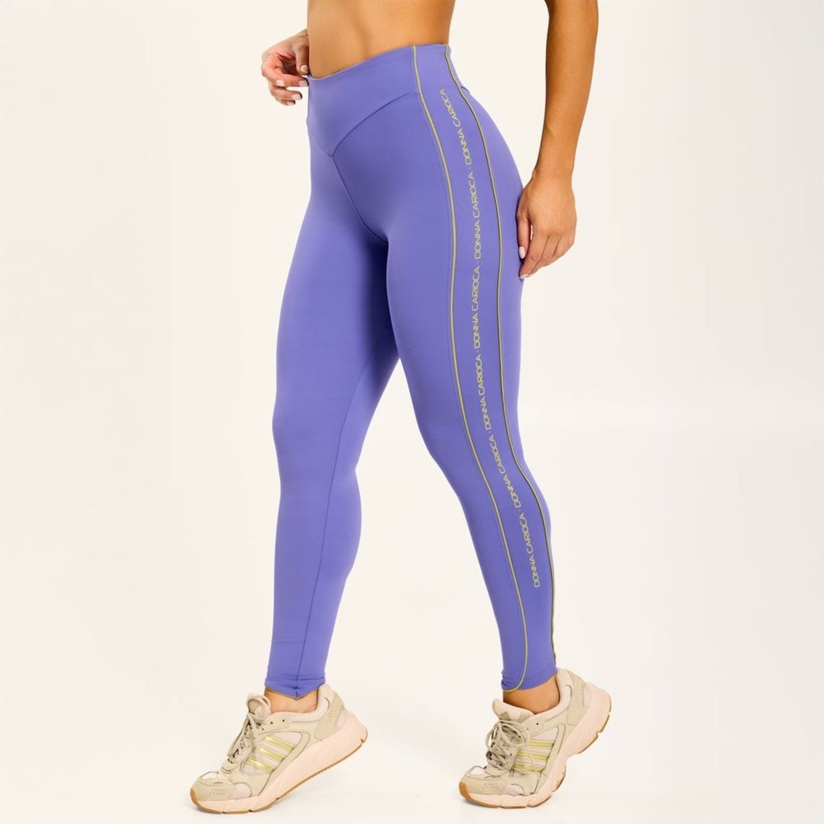 Legging Perception Hortênsia Poliamida Com Estampa Emborrachada