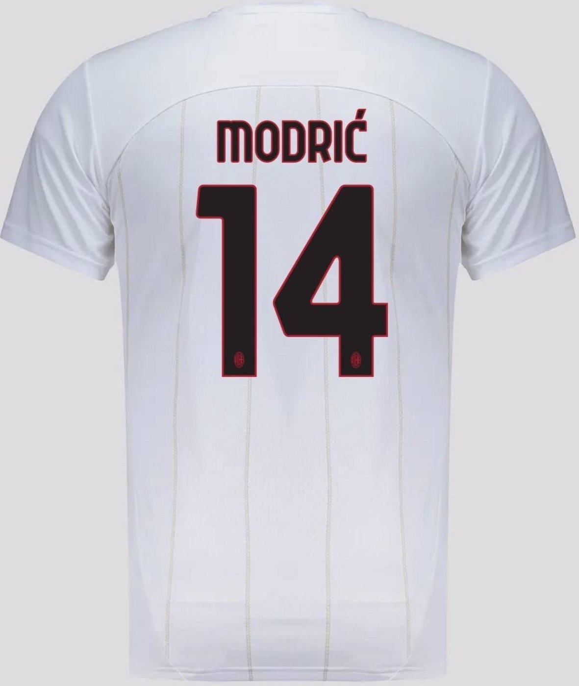 Imagem principal Camisa Puma Milan Pré-Jogo 2025 Branca 14 Modric branco Puma branco