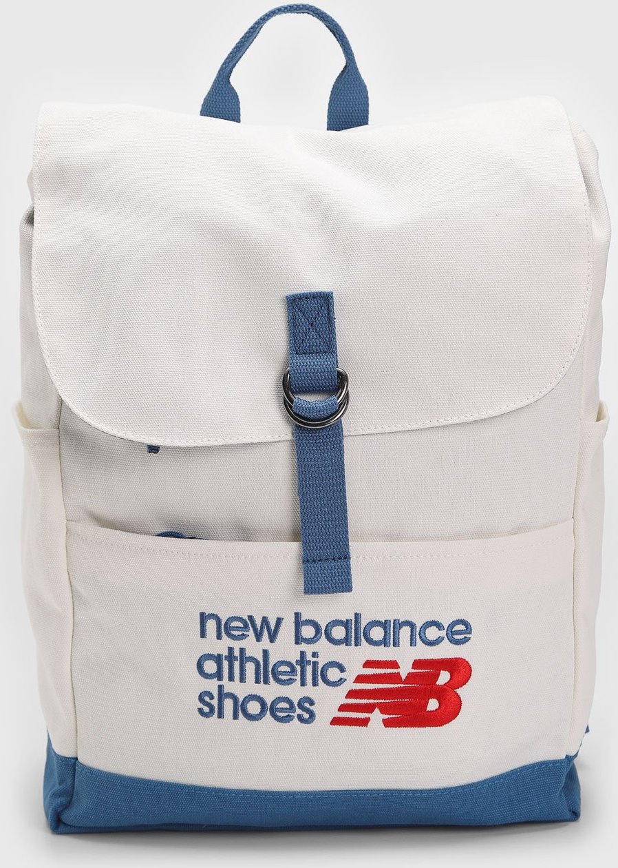 Mochila Unissex New Balance Canvas 18L Off-White Azul