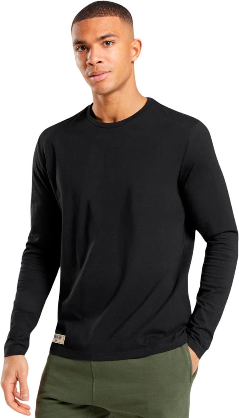 Imagem principal Camiseta Masculina Slim Fit Manga Longa Proteção UV Preta Di Nuevo preto Di Nuevo preto