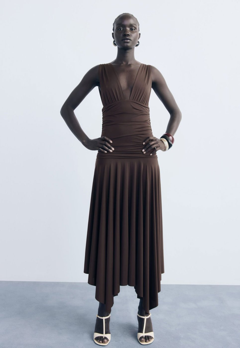 Vestido Feminino Mango Myri Drapeado