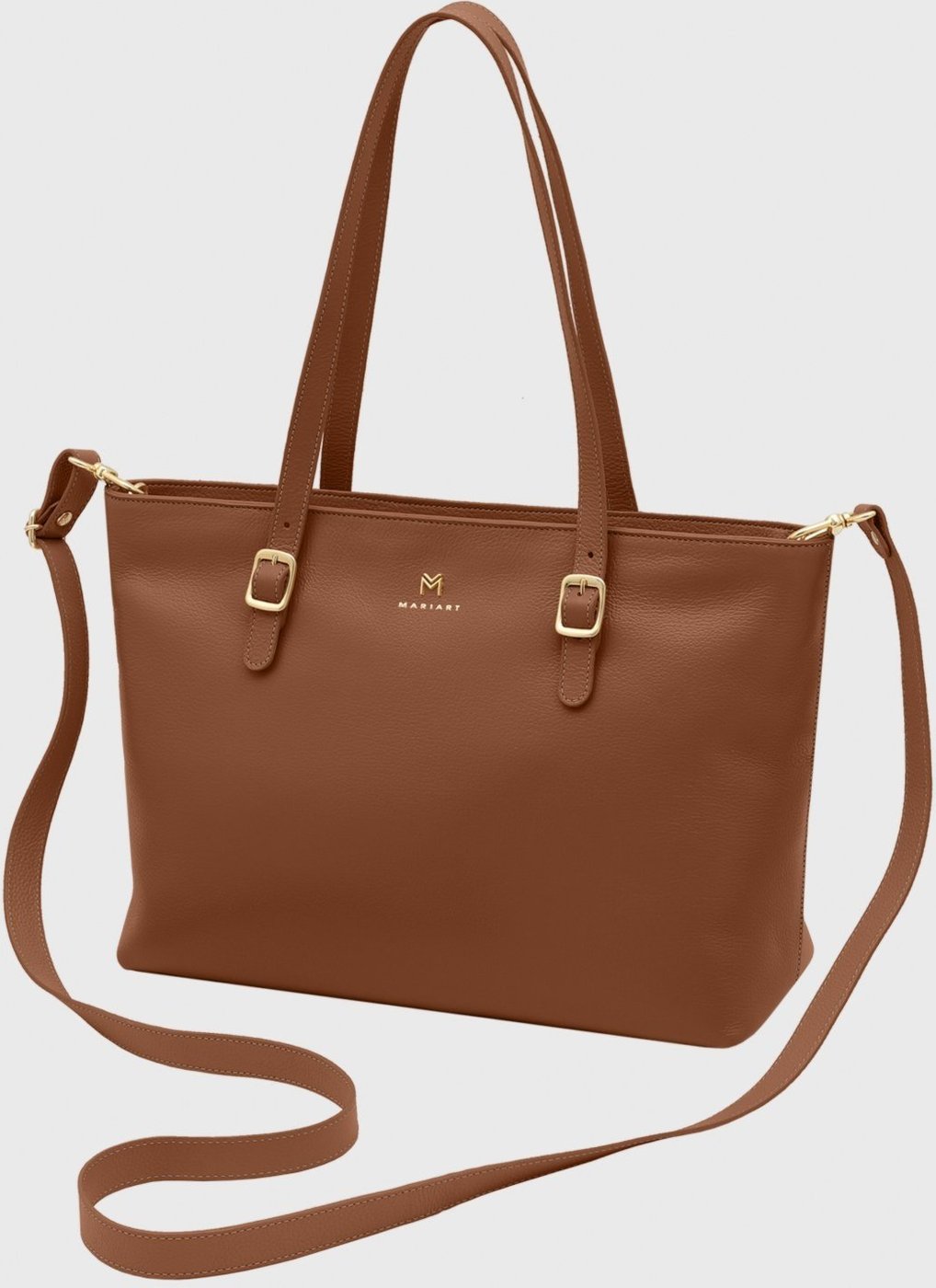 Bolsa Transversal Couro Mariart Cedro Camel