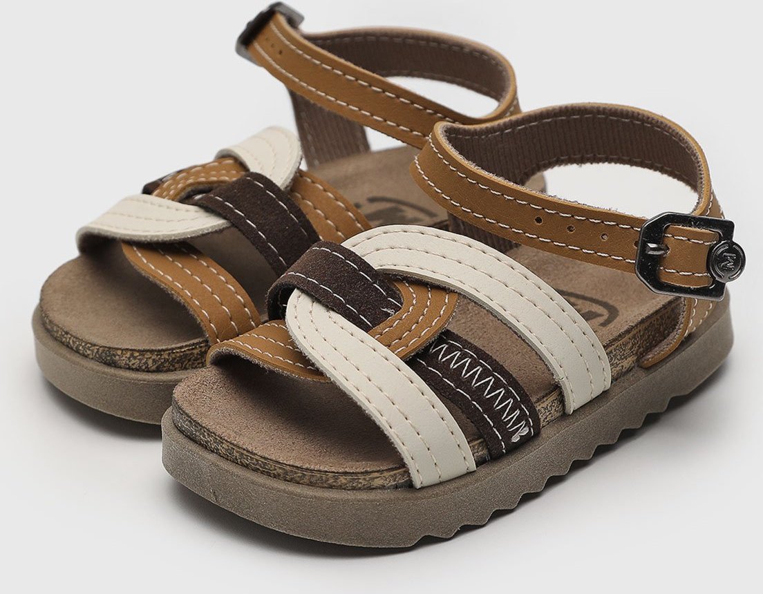 Imagem principal Infantil - Sandália Papete Molekinho Color caramelo MOLEKINHO caramelo