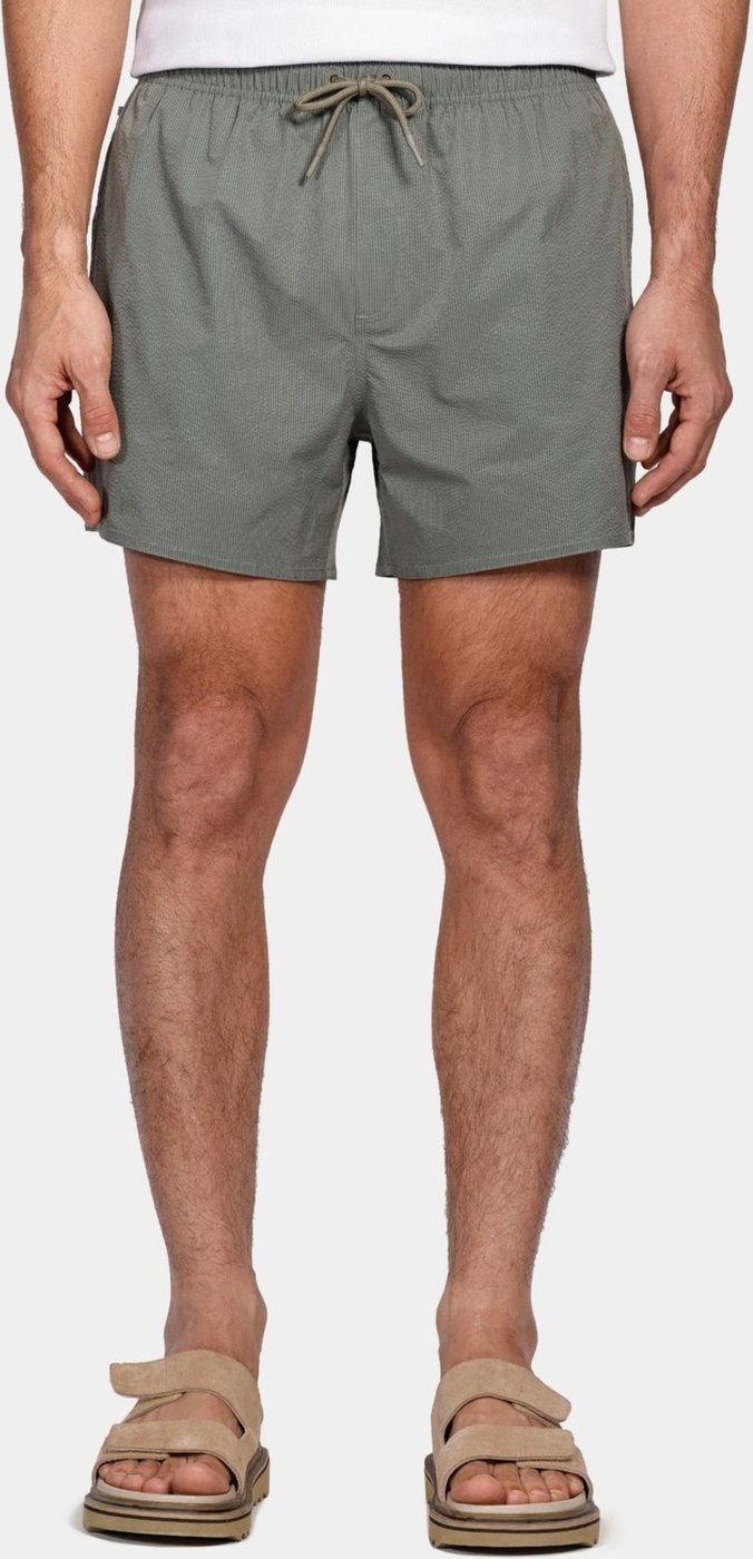 Imagem principal Shorts Aramis de Elástico Liso Maquinetado Verde Folha Seca incolor verde Aramis incolor verde